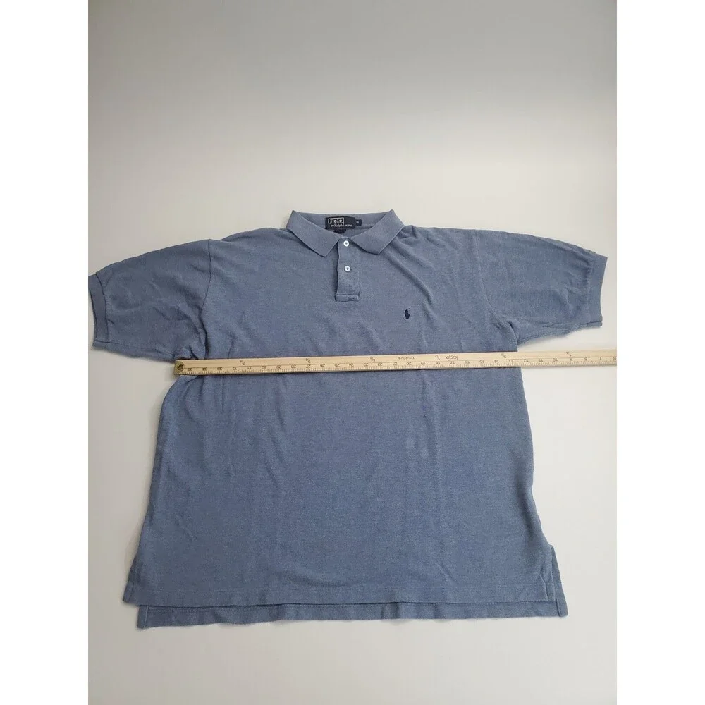 Polo By Ralph Lauren Men's Short Sleeve Polo Shirt, Blue,‎ XL